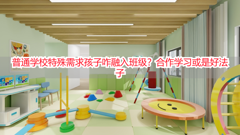 普通学校特殊需求孩子咋融入班级？合作学习或是好法子