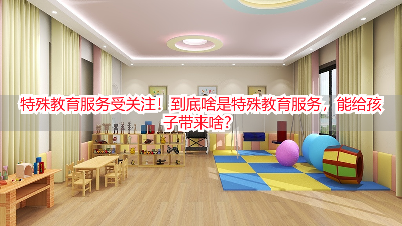 特殊教育服务受关注！到底啥是特殊教育服务，能给孩子带来啥？