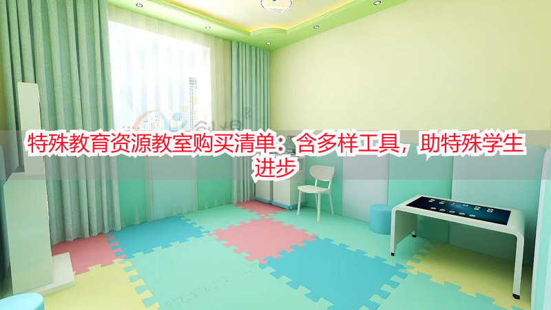 特殊教育资源教室购买清单：含多样工具，助特殊学生进步