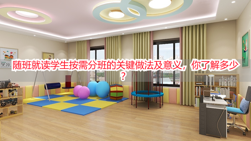 随班就读学生按需分班的关键做法及意义，你了解多少？