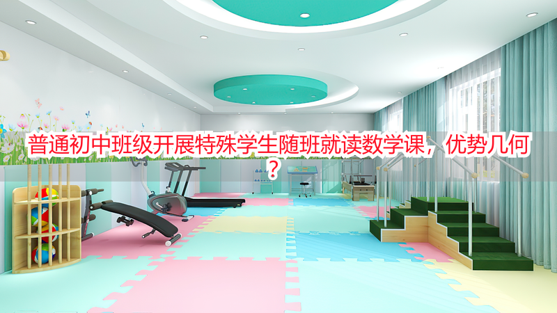 普通初中班级开展特殊学生随班就读数学课，优势几何？