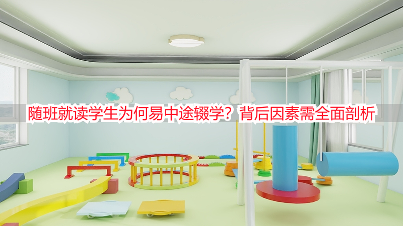 随班就读学生为何易中途辍学？背后因素需全面剖析