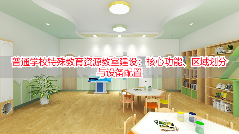 普通学校特殊教育资源教室建设：核心功能、区域划分与设备配置