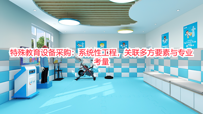 特殊教育设备采购：系统性工程，关联多方要素与专业考量