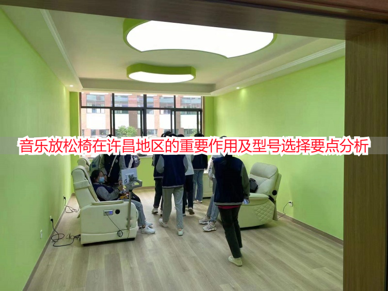 音乐放松椅在许昌地区的重要作用及型号选择要点分析