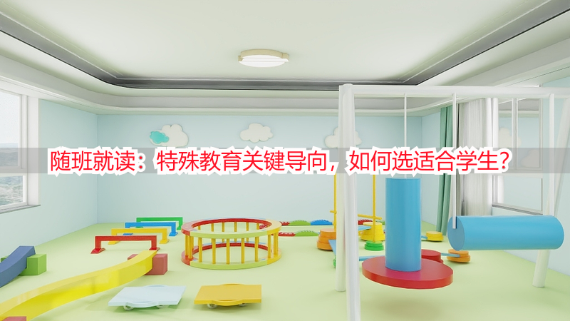 随班就读：特殊教育关键导向，如何选适合学生？