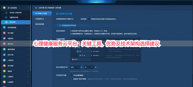 心理健康服务云平台：关键工具、优势及技术架构选择建议