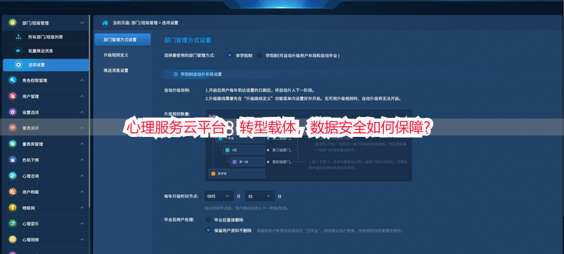 心理服务云平台：转型载体，数据安全如何保障？
