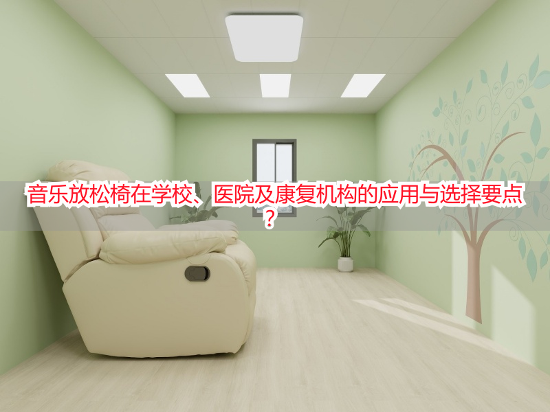 音乐放松椅在学校、医院及康复机构的应用与选择要点？