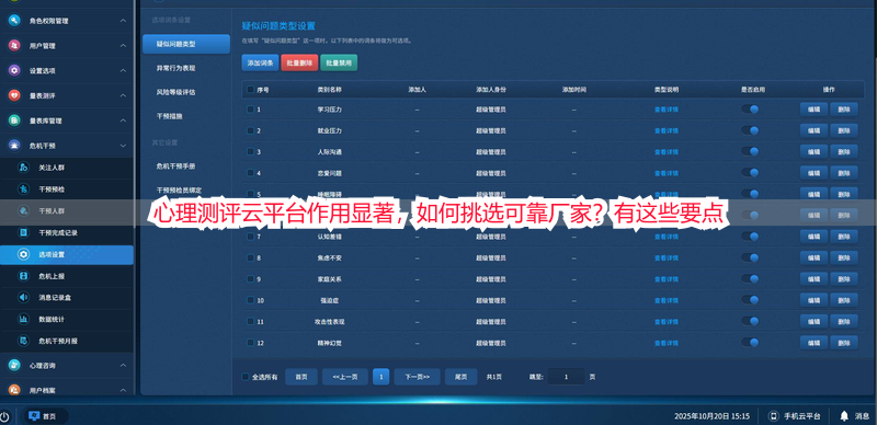 心理测评云平台作用显著，如何挑选可靠厂家？有这些要点