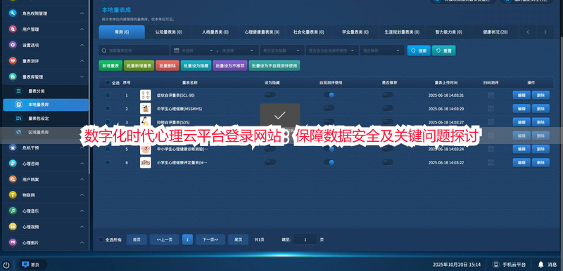 数字化时代心理云平台登录网站：保障数据安全及关键问题探讨