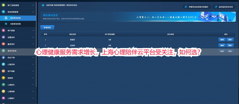 心理健康服务需求增长，上海心理陪伴云平台受关注，如何选？