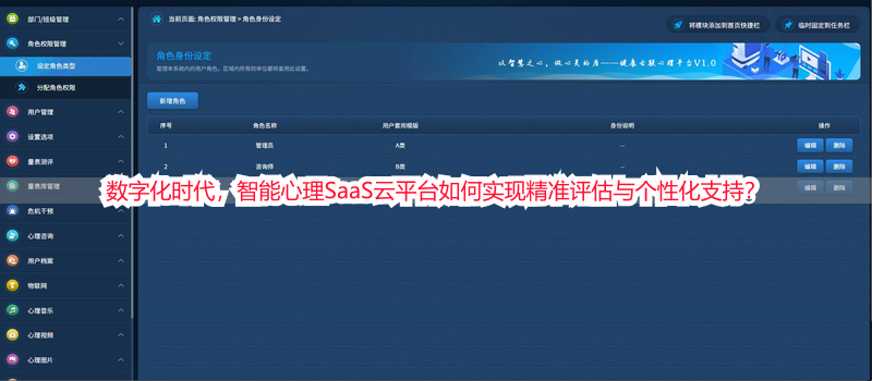 数字化时代，智能心理SaaS云平台如何实现精准评估与个性化支持？