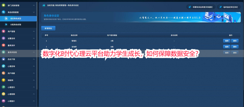 数字化时代心理云平台助力学生成长，如何保障数据安全？