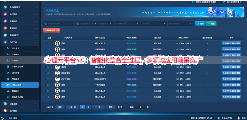心理云平台5.0：智能化整合全过程，多领域应用前景宽广