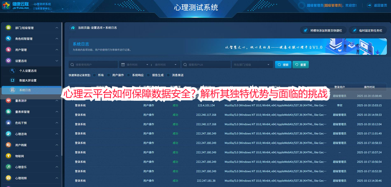 心理云平台如何保障数据安全？解析其独特优势与面临的挑战