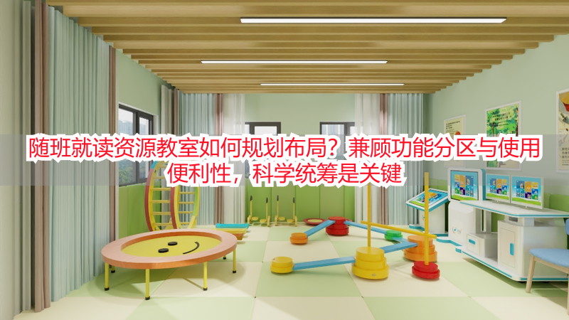 随班就读资源教室如何规划布局？兼顾功能分区与使用便利性，科学统筹是关键