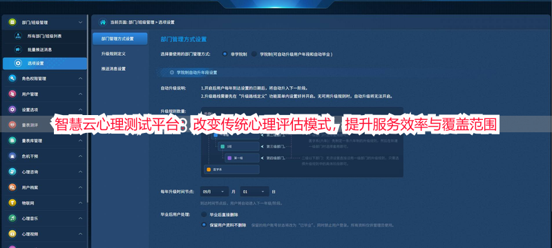 智慧云心理测试平台：改变传统心理评估模式，提升服务效率与覆盖范围