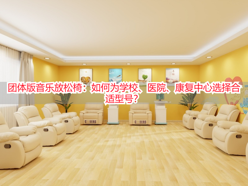 团体版音乐放松椅：如何为学校、医院、康复中心选择合适型号？