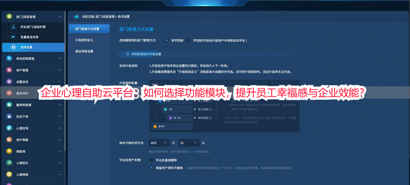 企业心理自助云平台：如何选择功能模块，提升员工幸福感与企业效能？
