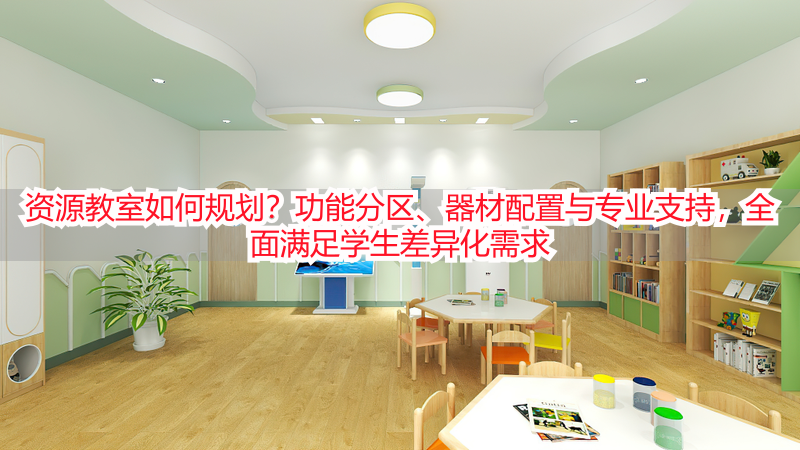 资源教室如何规划？功能分区、器材配置与专业支持，全面满足学生差异化需求