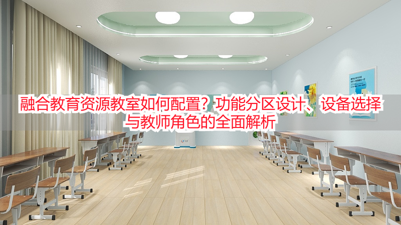 融合教育资源教室如何配置？功能分区设计、设备选择与教师角色的全面解析