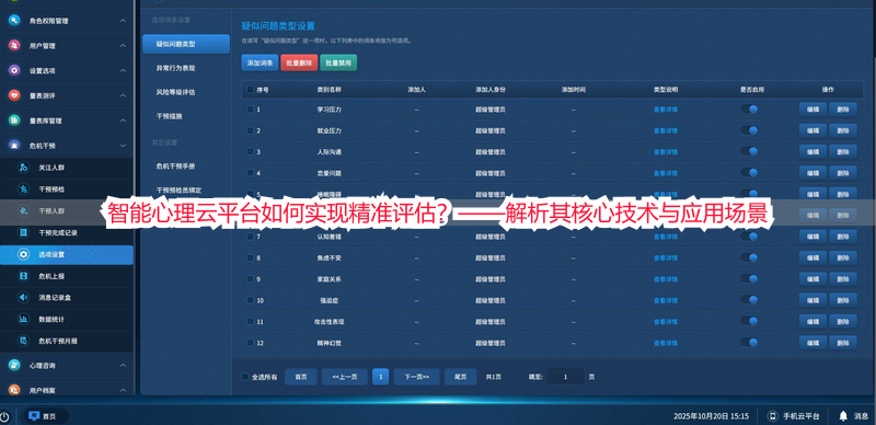 智能心理云平台如何实现精准评估？——解析其核心技术与应用场景