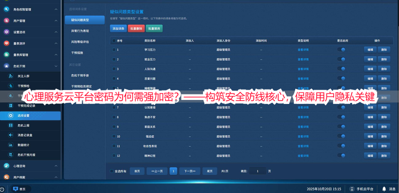 心理服务云平台密码为何需强加密？——构筑安全防线核心，保障用户隐私关键