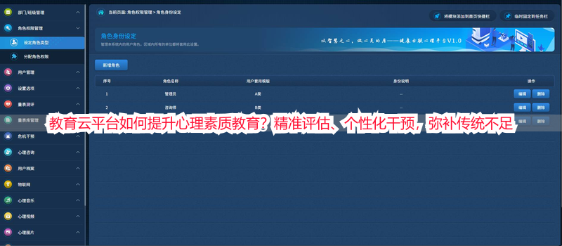 教育云平台如何提升心理素质教育？精准评估、个性化干预，弥补传统不足
