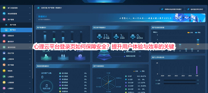 心理云平台登录页如何保障安全？提升用户体验与效率的关键