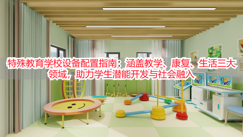 特殊教育学校设备配置指南：涵盖教学、康复、生活三大领域，助力学生潜能开发与社会融入