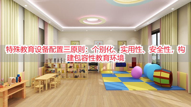 特殊教育设备配置三原则：个别化、实用性、安全性，构建包容性教育环境