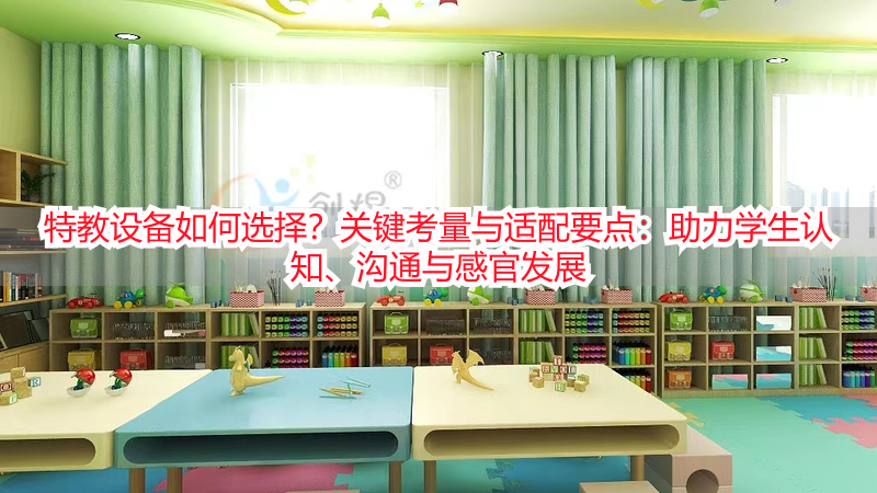 特教设备如何选择？关键考量与适配要点：助力学生认知、沟通与感官发展