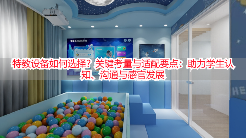 特教设备如何选择？关键考量与适配要点：助力学生认知、沟通与感官发展