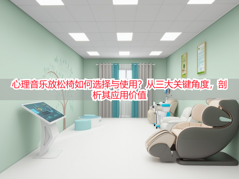 心理音乐放松椅如何选择与使用？从三大关键角度，剖析其应用价值
