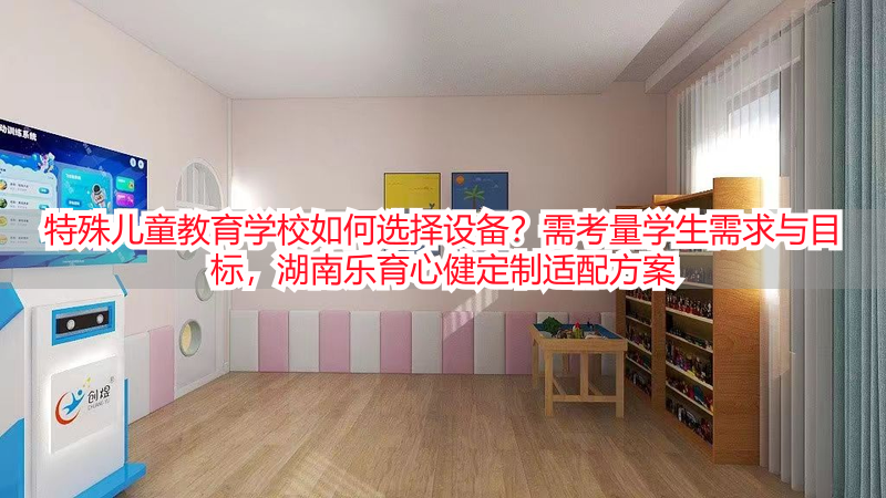 特殊儿童教育学校如何选择设备？需考量学生需求与目标，湖南乐育心健定制适配方案