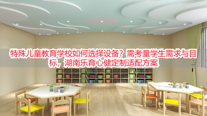 特殊儿童教育学校如何选择设备？需考量学生需求与目标，湖南乐育心健定制适配方案